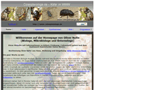 Desktop Screenshot of coleopterologe.de